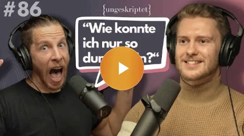 Jonas Eisert im Podcast-Interview mit Ben von „ungeskriptet“.