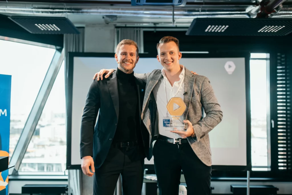 Jonas Eisert bei der Award-Verleihung auf dem Loft Film Day.